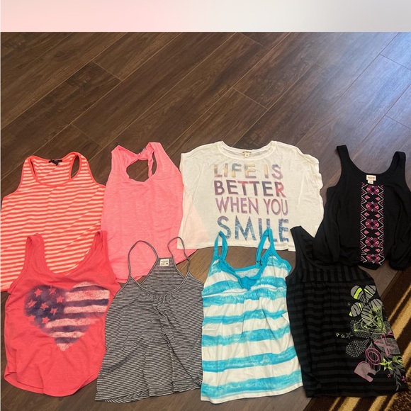 Colorful Kids Tank Tops Set - Picture 1 of 3